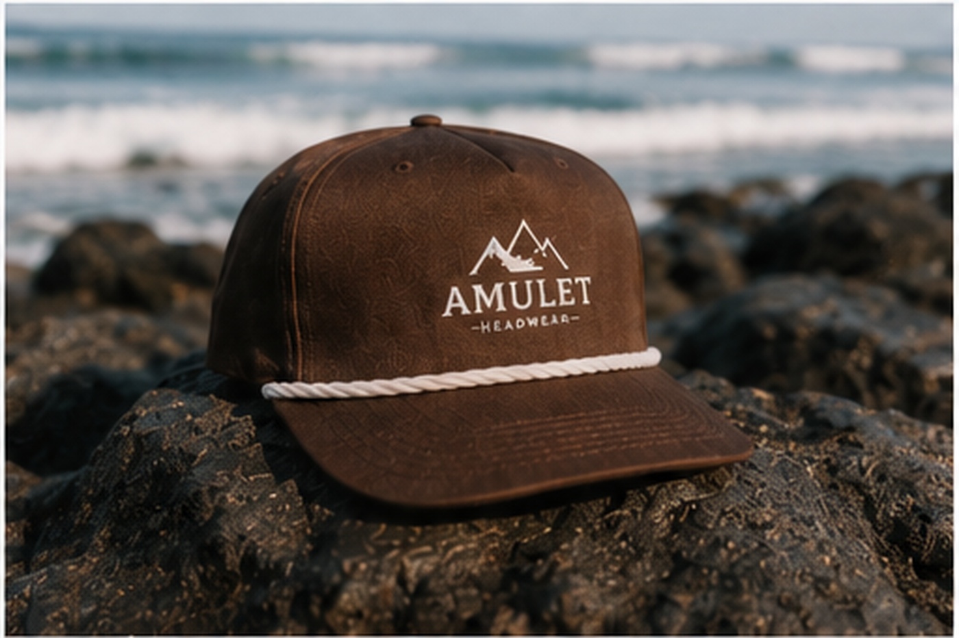 The Driftwood — vintage rope brim cap